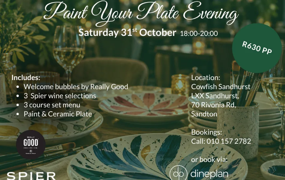 Paint your plate at Cowfish LXX Sandhurst